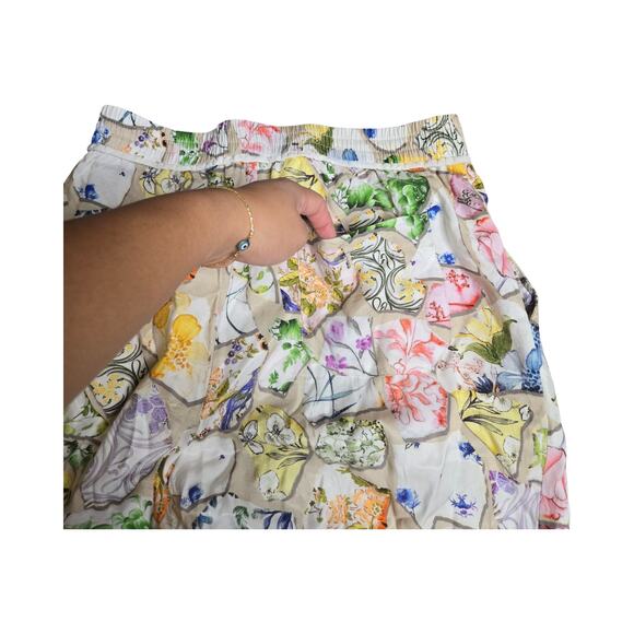 Anthropologie Maeve The Brooklin Printed Wide-Leg Pull-On Pants Size: S - Picture 7 of 7